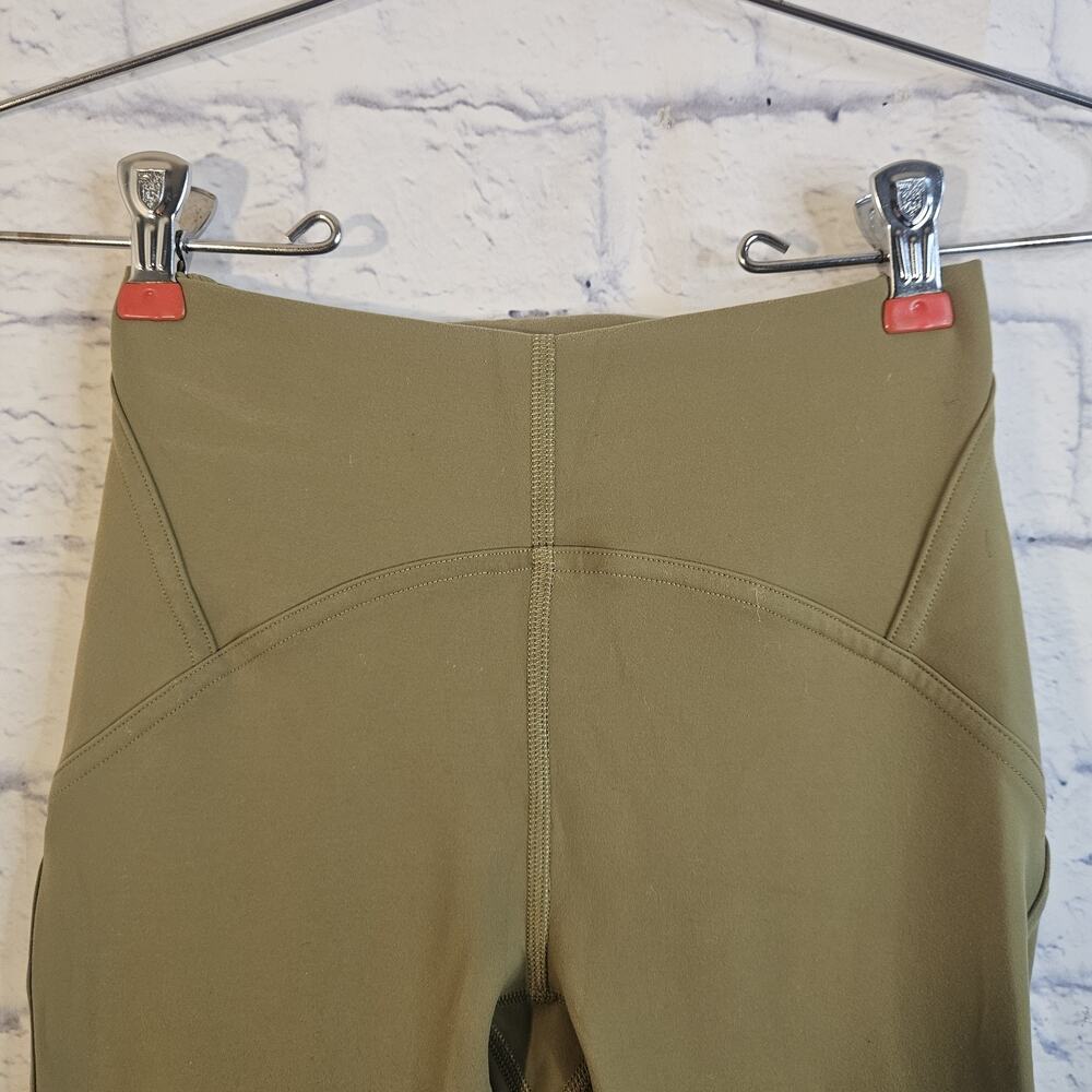 Lululemon Align High Rise Pant 25" Leggings Size 2 Green - Picture 2 of 5